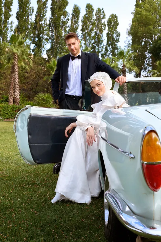Vintage Araba konsept karesi